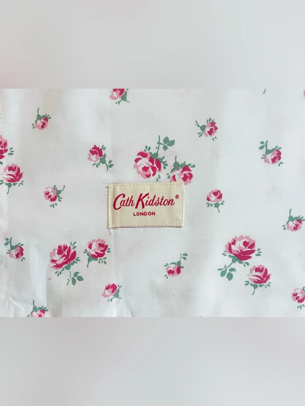 Cath Kidston London Pillowcases Pink Roses 100% Cotton Shabby Chic King Sz - Picture 1 of 5